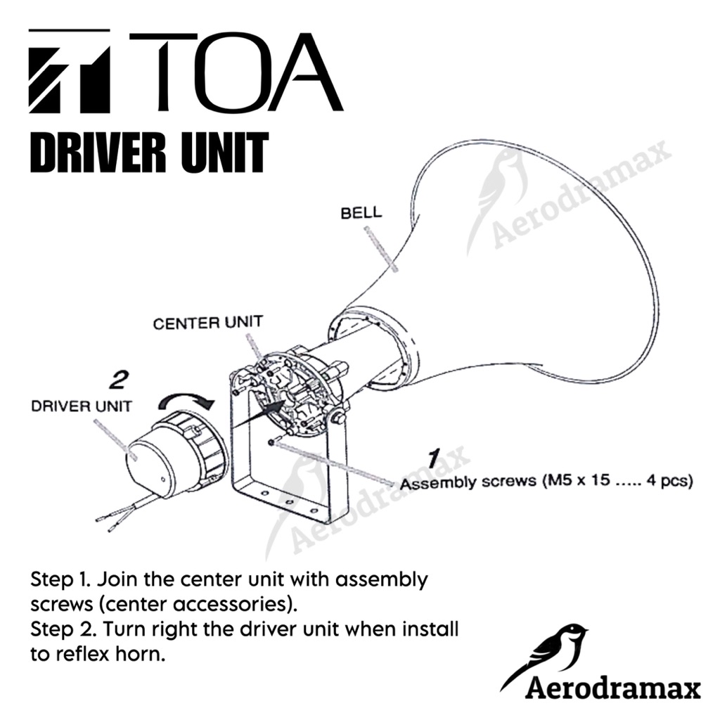 TOA TU-632/652M AS Series Driver Unit (30/50W) | Shopee Malaysia