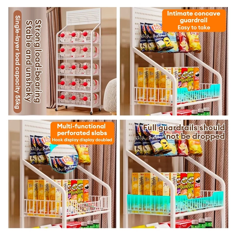 5 Layer Snack Rack Display Rack Supermarket Runcit Roda Rak Kedai ...