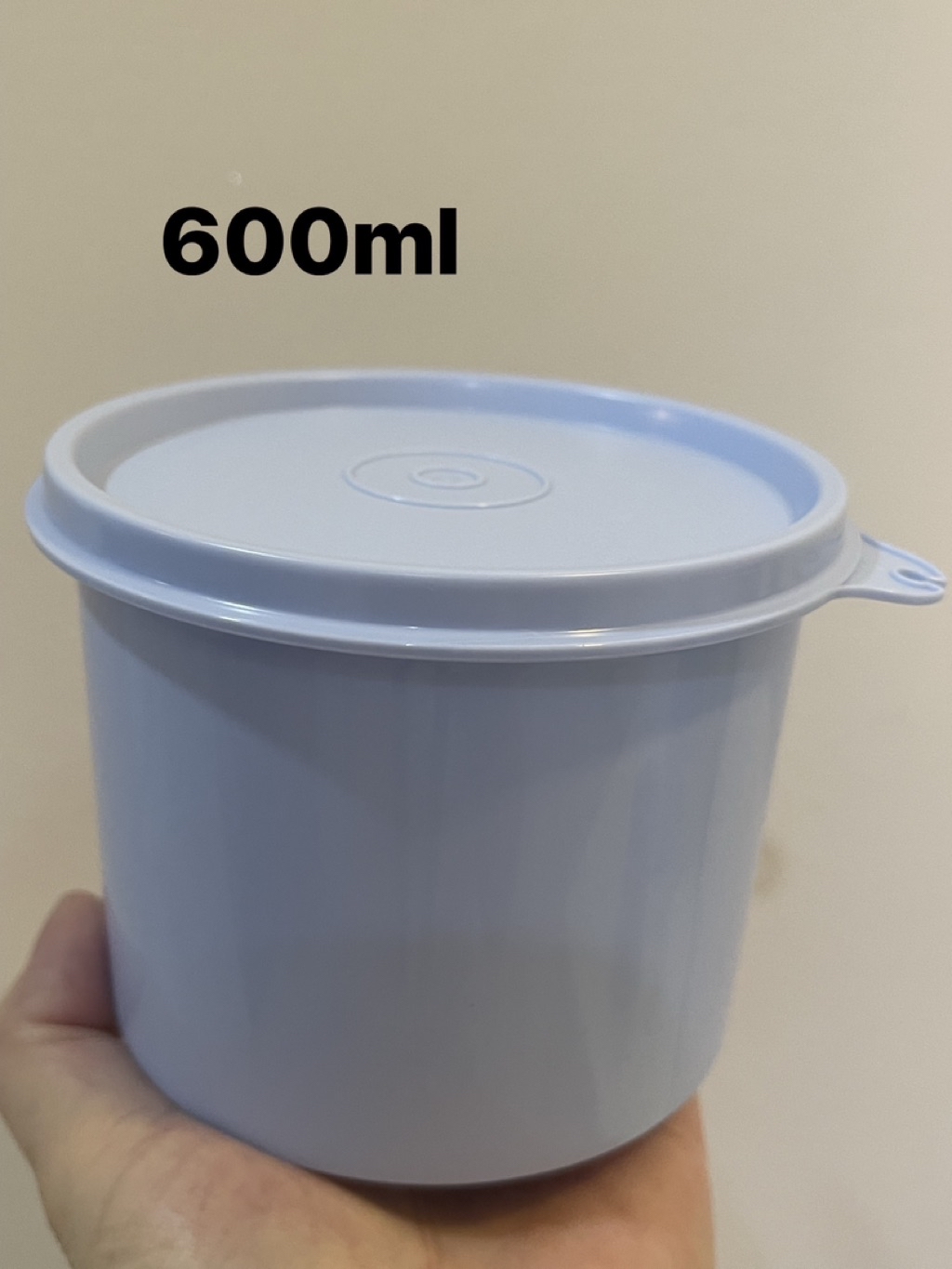 Ready stock-Tupperware Compact Canister 600ml (Light blue) | Shopee ...