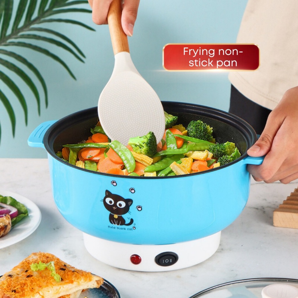 6L Non-Stick Electric Multi Cooker – Hot Pot, Steamboat, Rice & Frying ...