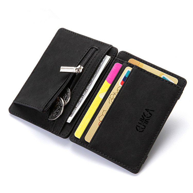 MAGIC WALLET CARD HOLDER WITH COINS COMPARTMENT BUSINESS CARD KAD ...