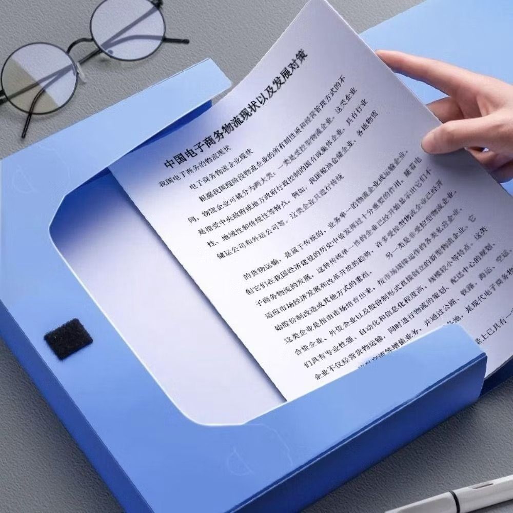 A4 Paper/ Document / File Storage Box Thick PVC Kotak Document office ...