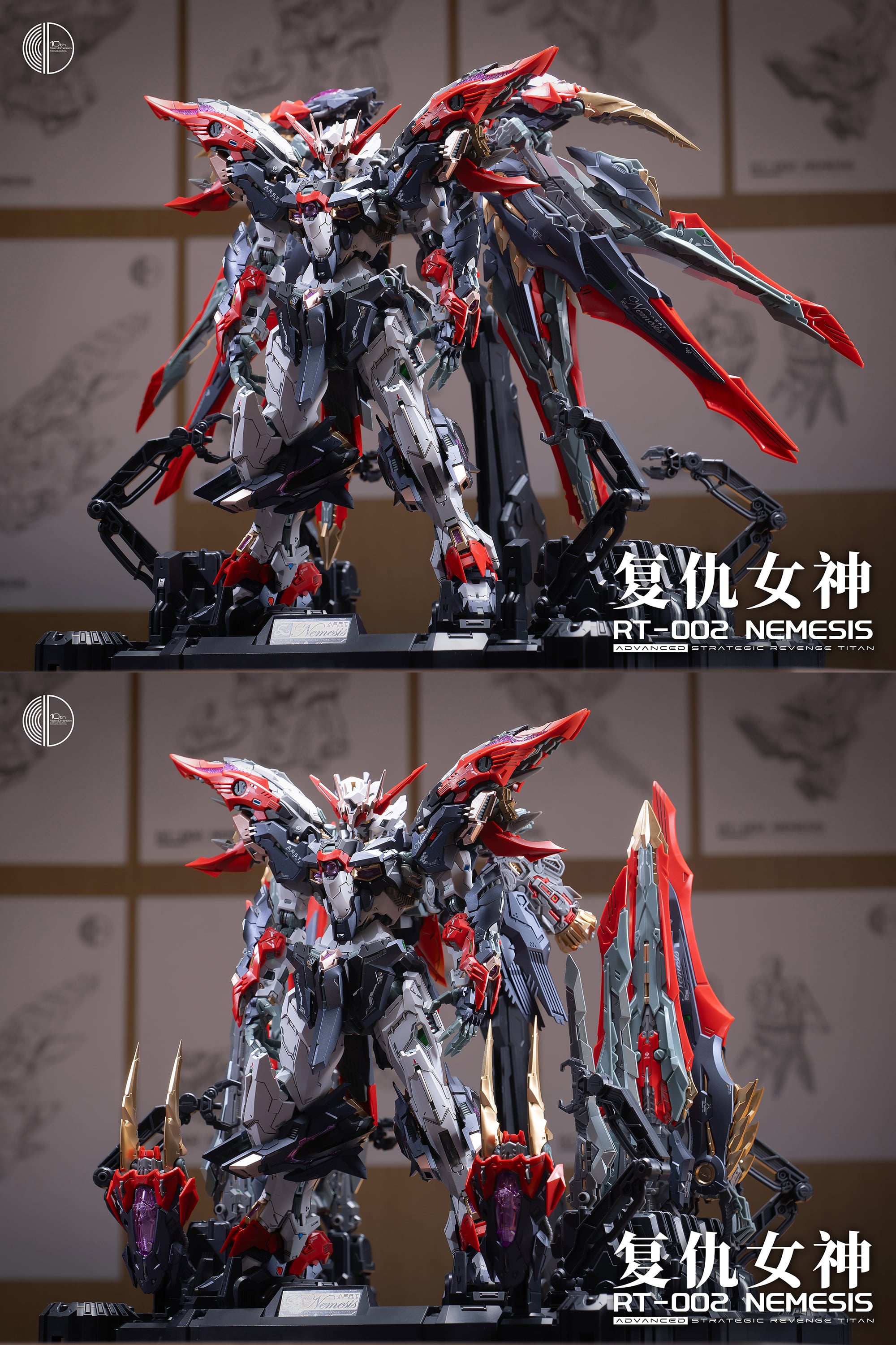 (Ready Stock) Infinite Dimension 1/100 Nemesis Goddess Model Kit ...