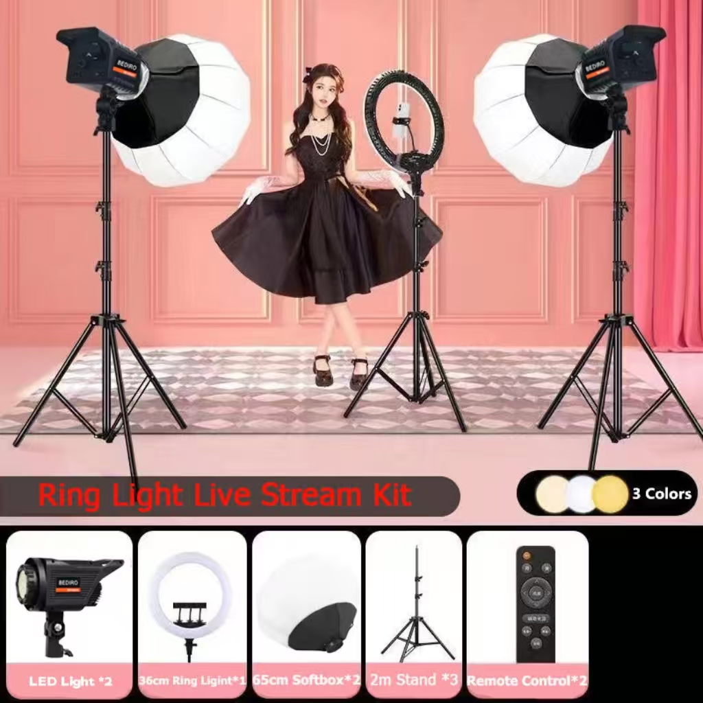 300W Professional Led photography light, photography softbox lighting ...