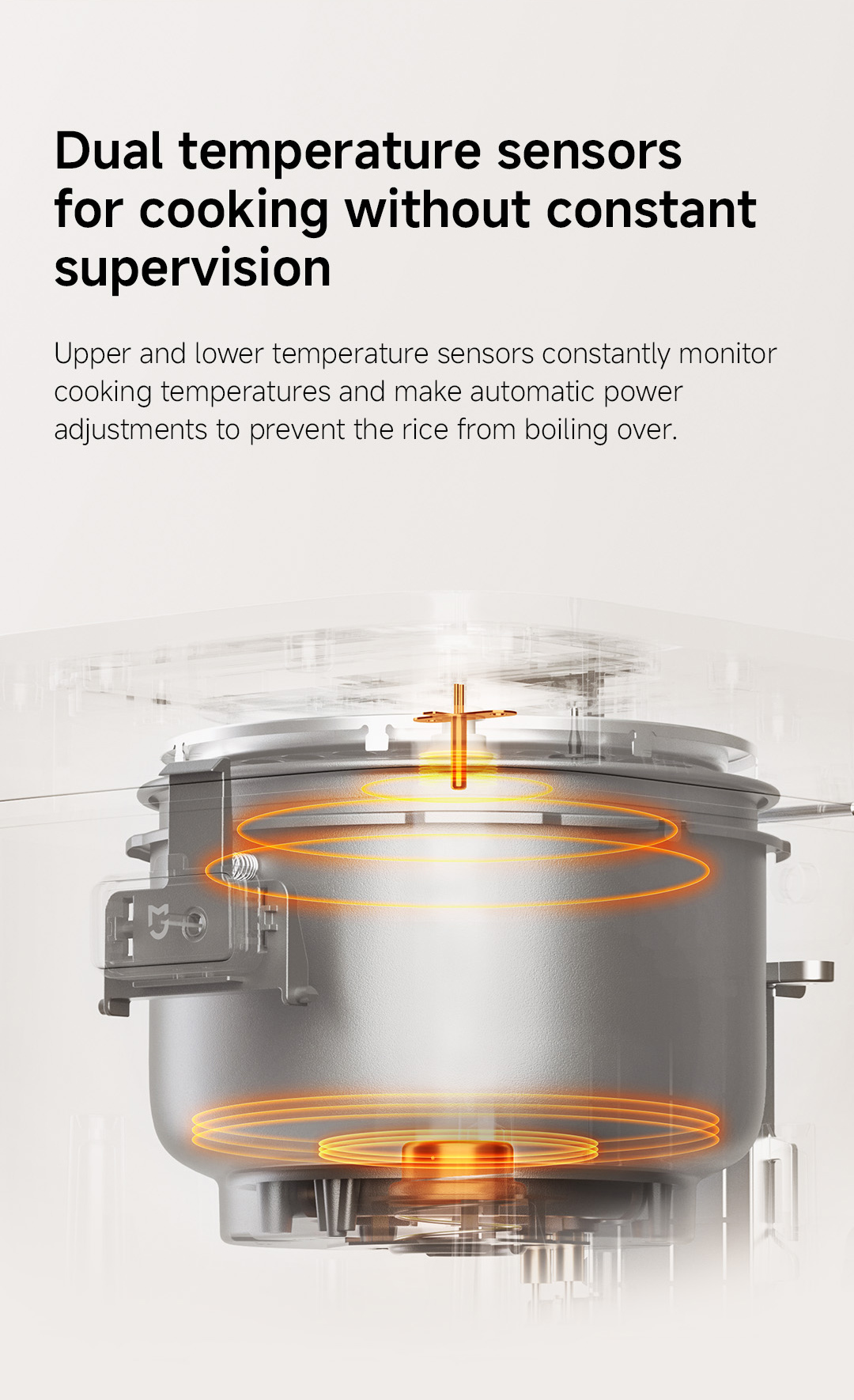 Xiaomi Multifunctional Rice Cooker 1.5L | Glass Touch Control Panel ...