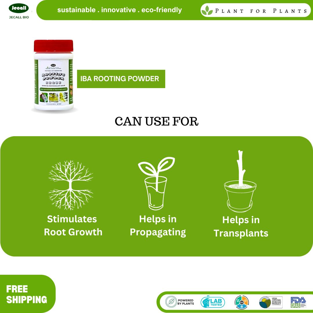 Jecall-Bio IBA Rooting Powder Plant Hormone 50g | Shopee Malaysia