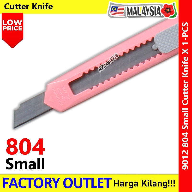 Stationery Cutter Small Size Cutter Knife TZ-804 Cutter Pisau Cutter ...
