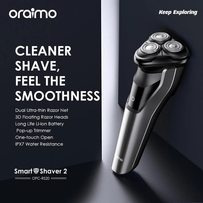 ORAIMO All In One Professional Rotary Razor Trimmer Cordless IPX7 ...