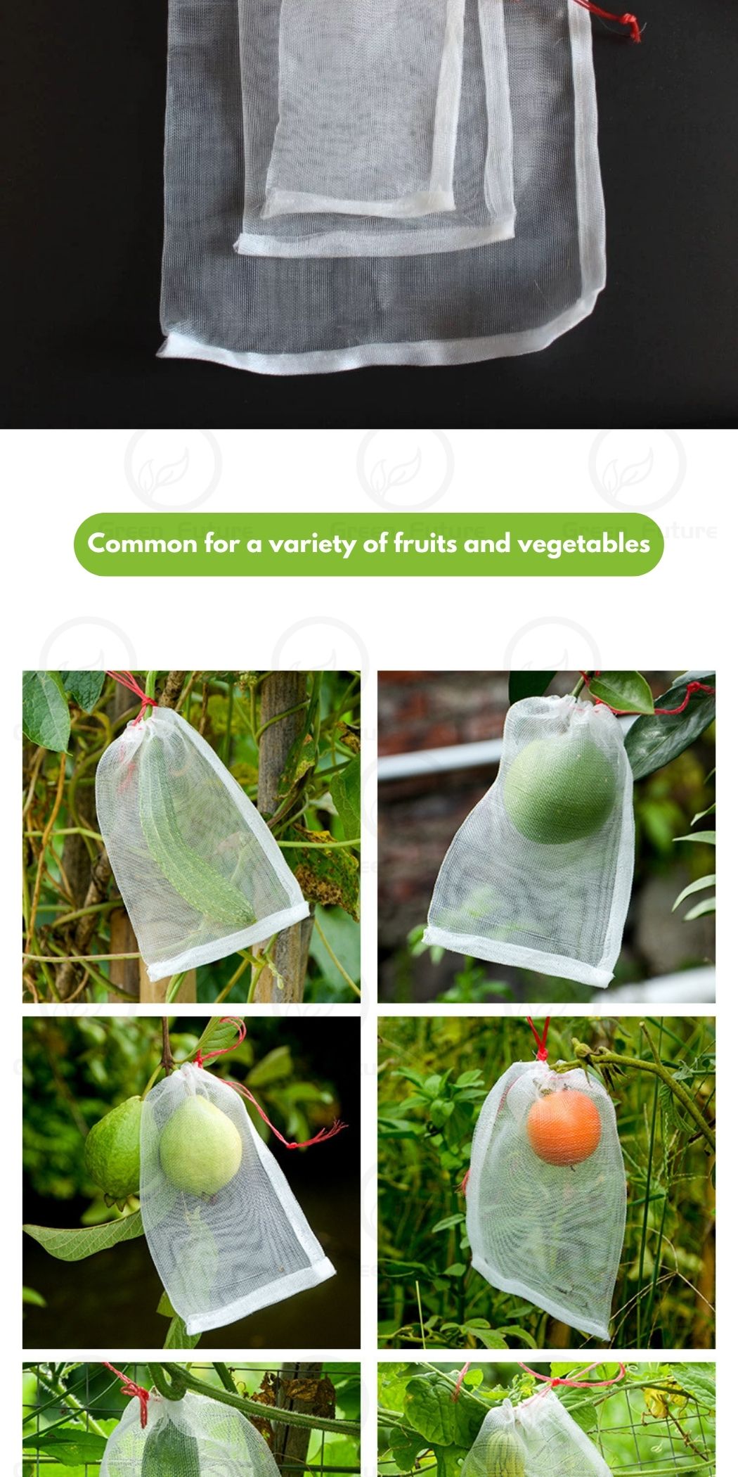 Garden Net Bag Anti Pest Garden Fruit Protect Net bag Balut Buah nylon ...