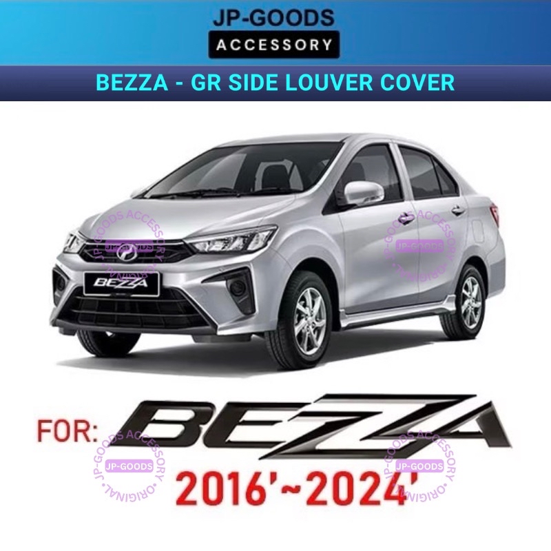 Perodua Bezza 2016 - 2024 B300 GR Rear Side Louver Car Window Triangle ...