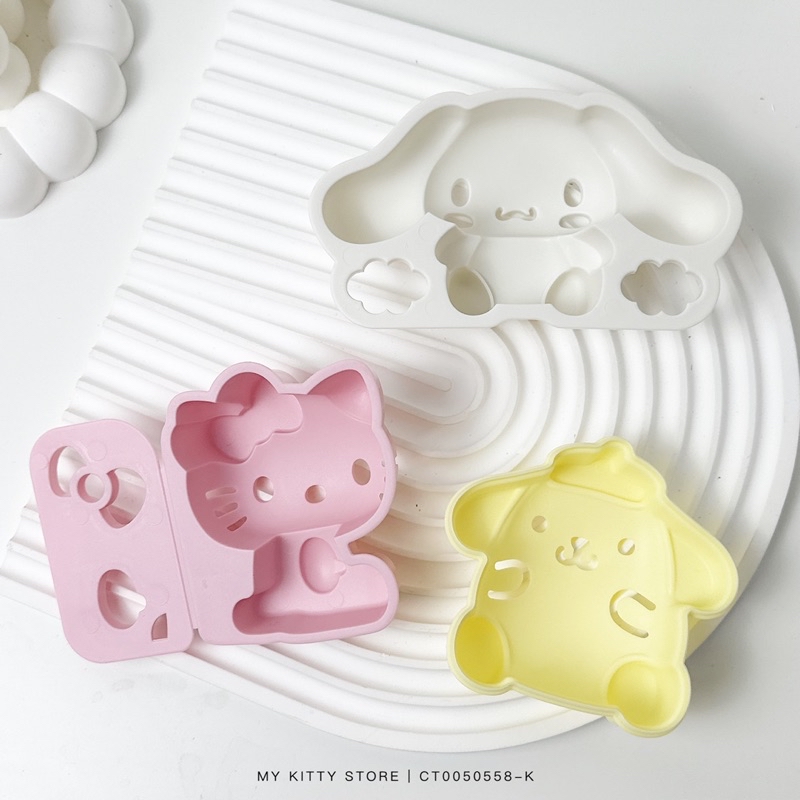 Sanrio Japan Hello Kitty Cinnamoroll Rice Mold Pompompurin Omelet Rice ...