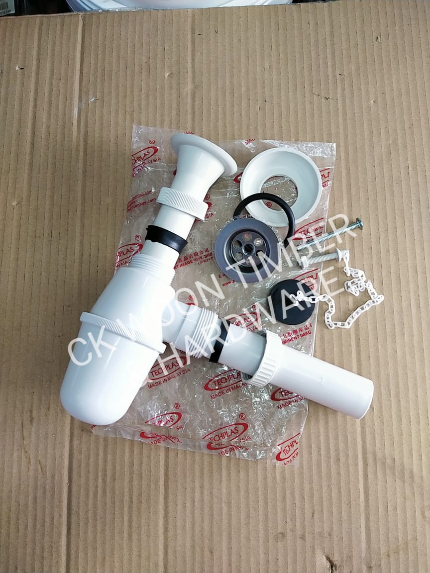 Universal Outlet Swivel S Trap 32mm (1.1/4'') Basin Waste Sink Trap with 75mm Water Seal, Bathroom Sink Waste. : Buy Online at Best Price in KSA - Souq is now