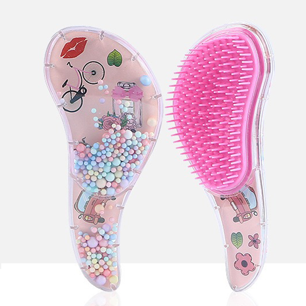 GODDESS Transparent bubble comb for massage and hair smoothing cute ...
