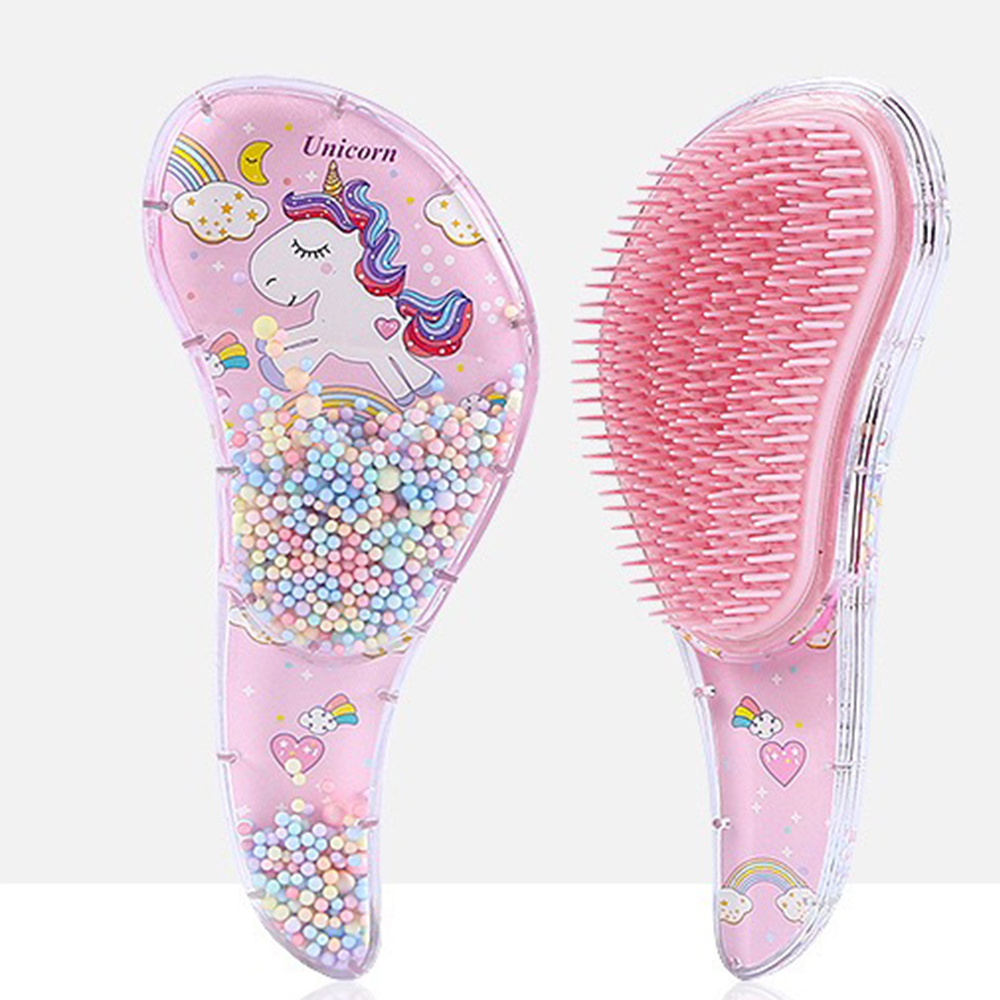 GODDESS Transparent bubble comb for massage and hair smoothing cute ...