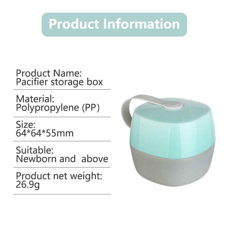 Einmilk PP Baby Pacifier Storage Case Baby Soother Pacifier Nipple Case ...