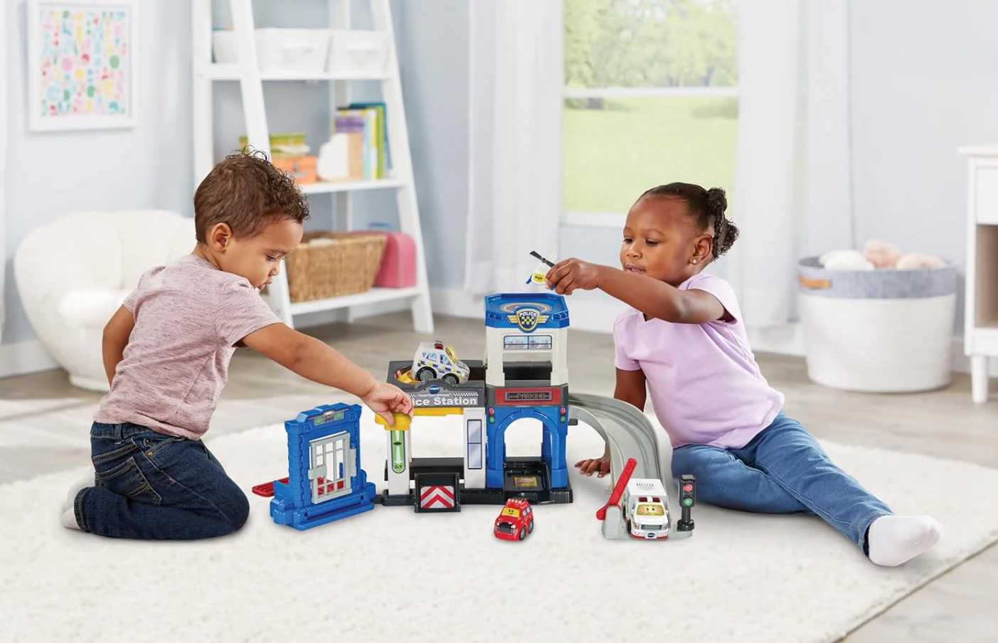 VTech Police Station Police Car Vehicle Playset Toot-Toot Drivers® Go ...