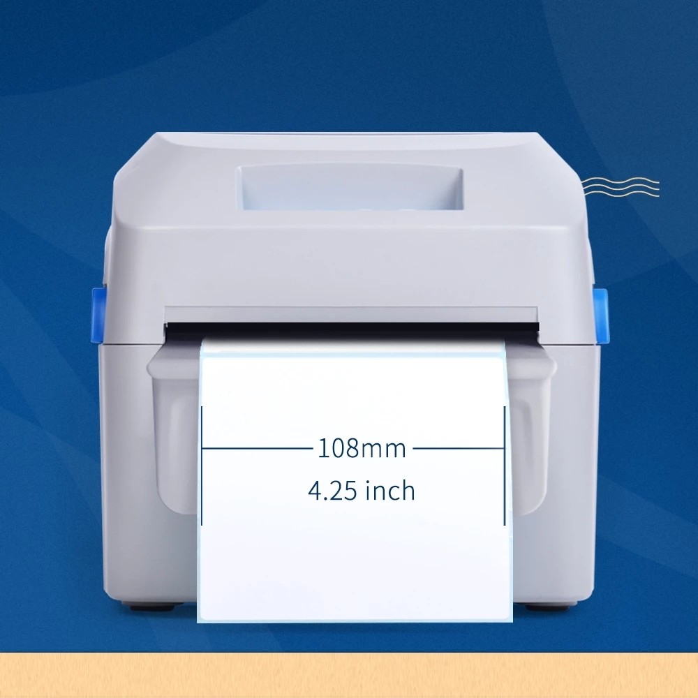 Pony A6 Thermal Printer Bluetooth Waybill Barcode Shipping Label ...