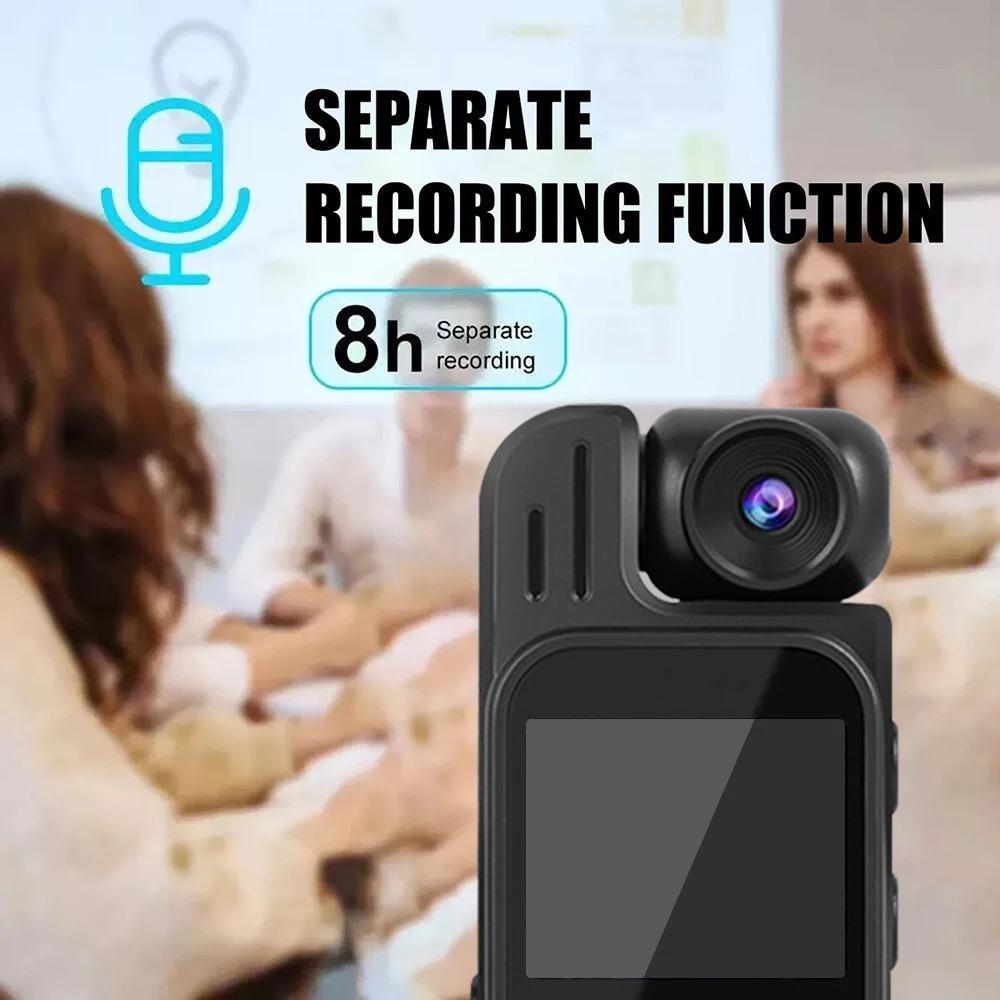 Mini Body Camera 1080P 2K HD Sports CameraRotatable Night Vision ...