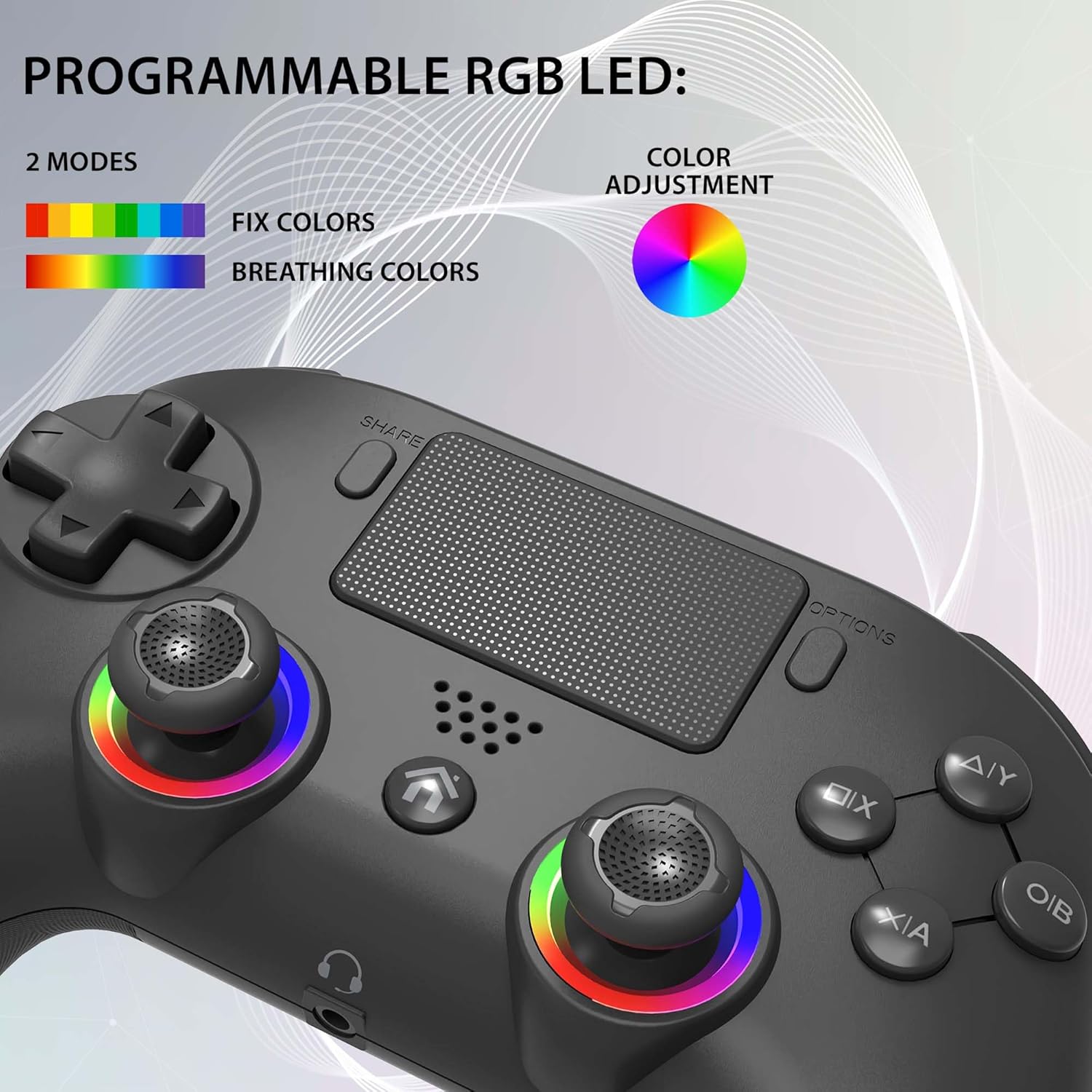PS4 Subsonic Wireless LED Controller for PS4/PC (Blue Color) | Shopee ...