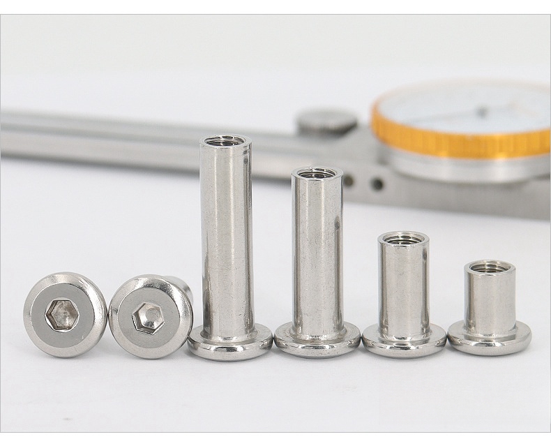 M6M8 stainless steel splint inverted nut pair lock furniture screw pair ...