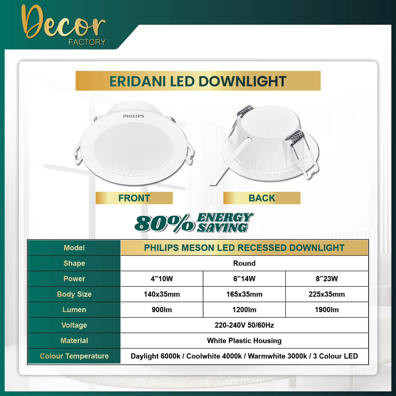 PHILIPS Meson LED Downlight 4