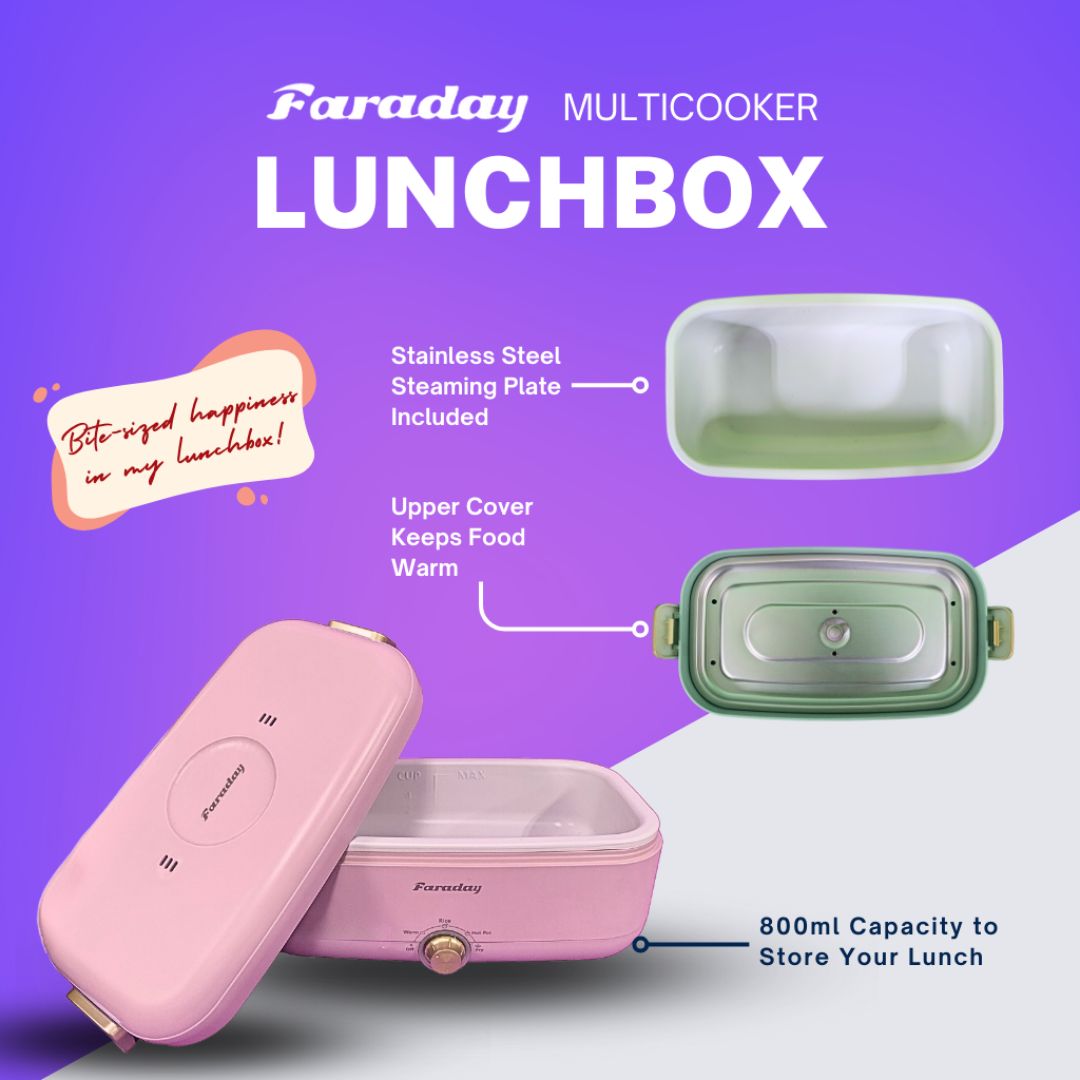 Faraday 0.8L Lunch Box FLB-08 / FLB-10D | Shopee Malaysia