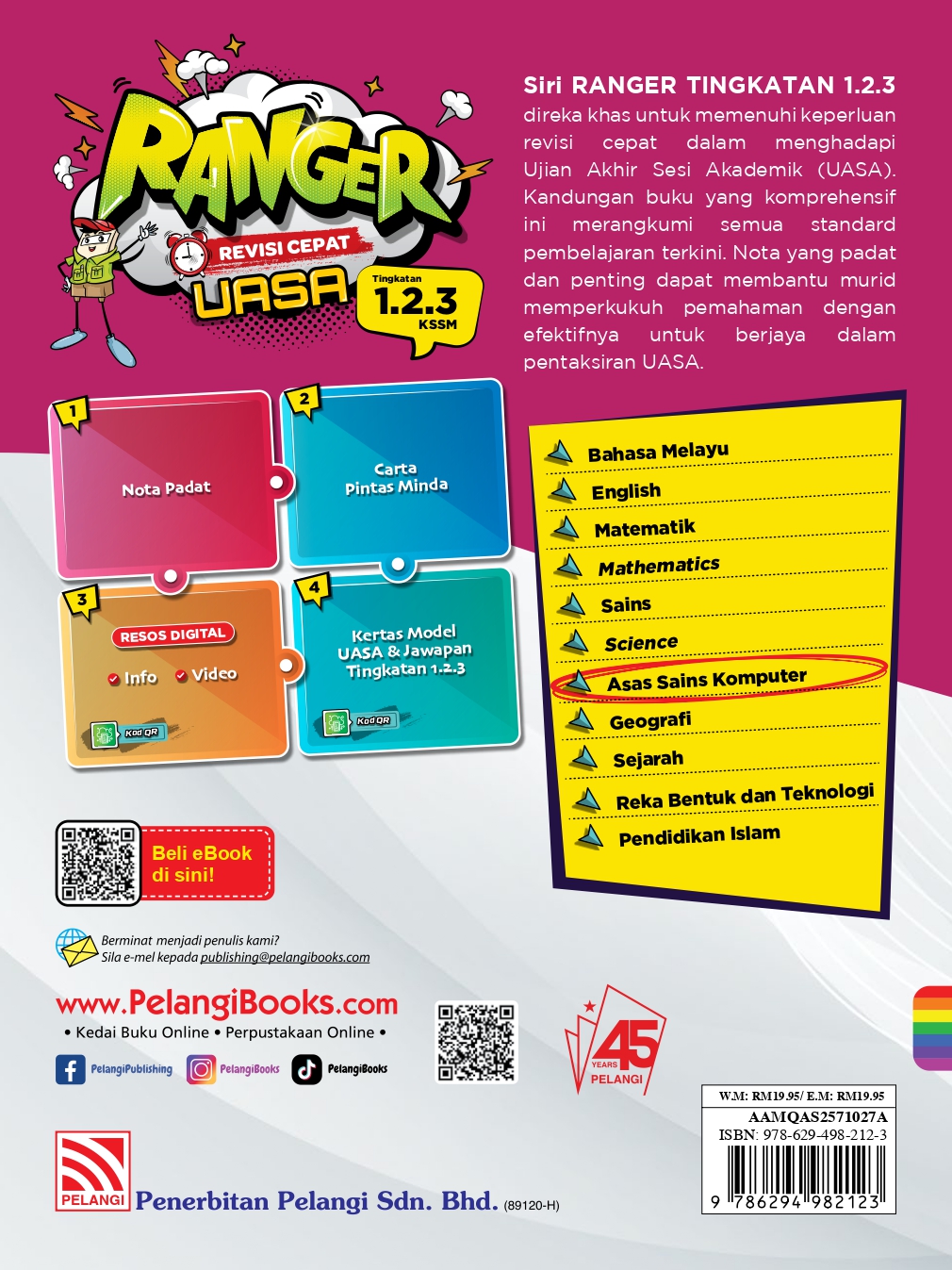 Pelangi UASA Ranger Buku Rujukan Tingkatan 1.2.3 2025 | Shopee Malaysia
