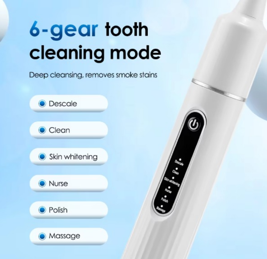 Electric Oral Irrigator & Dental Scaler Kit - Waterproof Tooth Cleaner ...