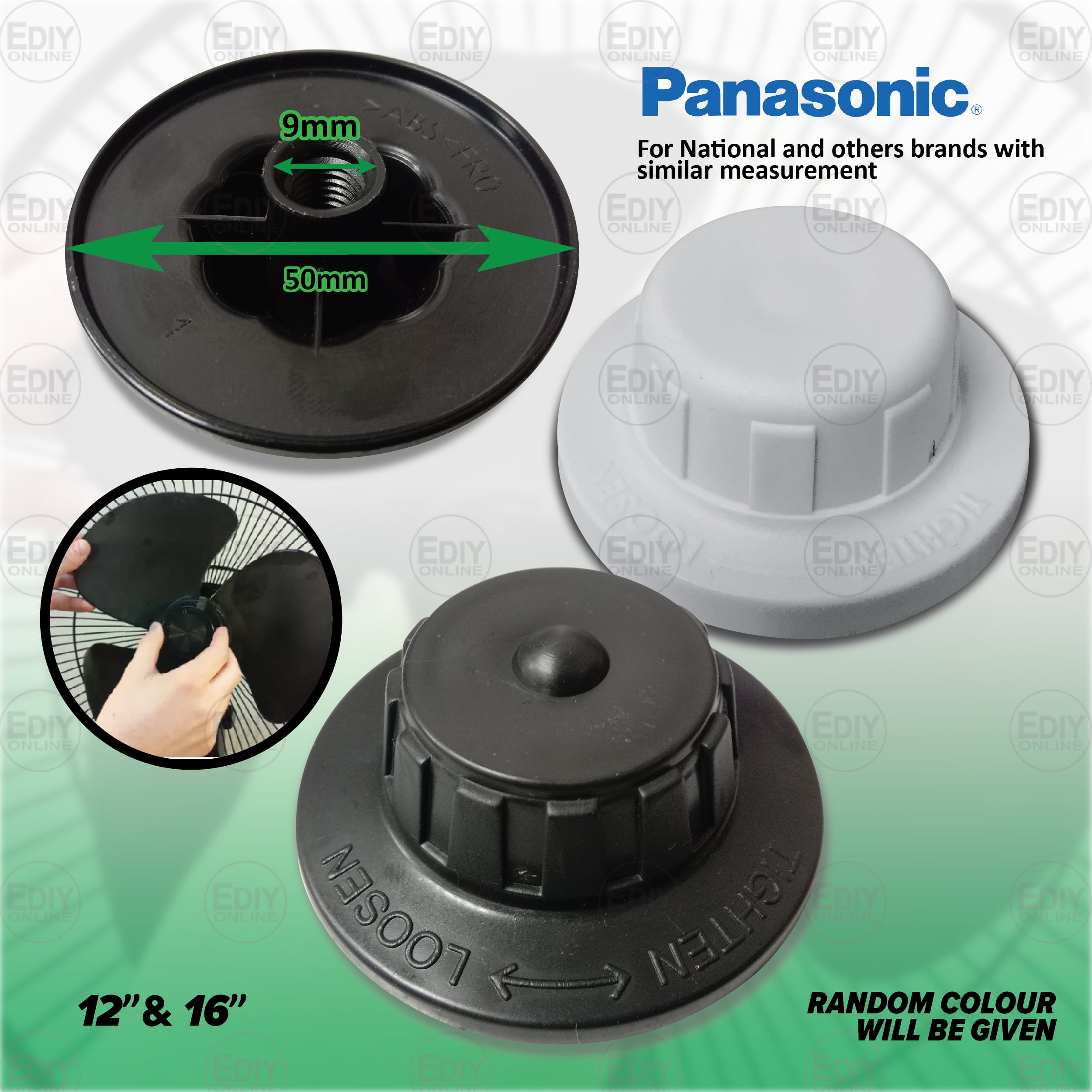 【ACCESSORIES】ORIGINAL KHIND FAN BLADE KNOB STAND FAN TABLE WALL Spare ...