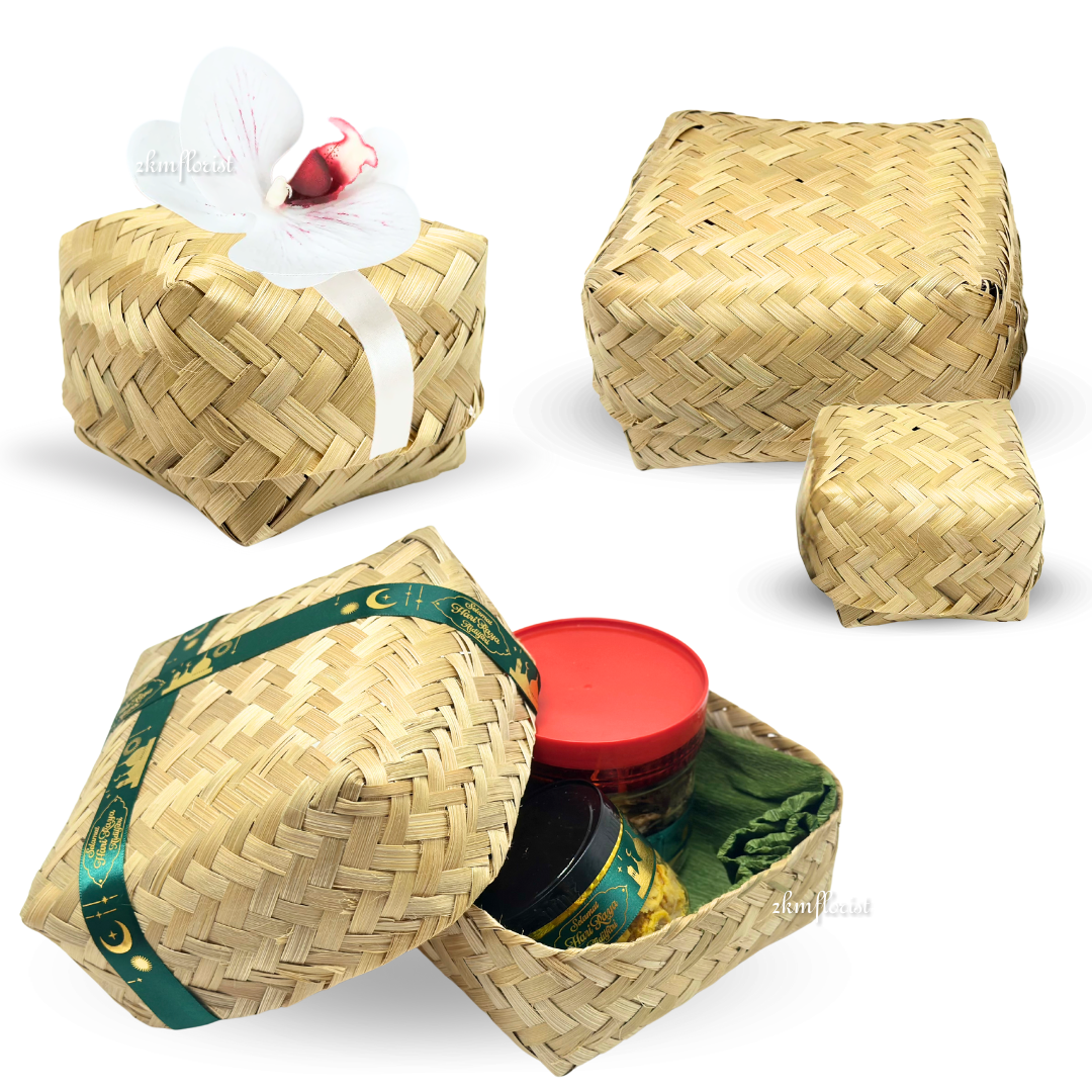 BESEK BAMBOO Goodies perkahwinan basket Souvenir dulang Raya 2025 ...