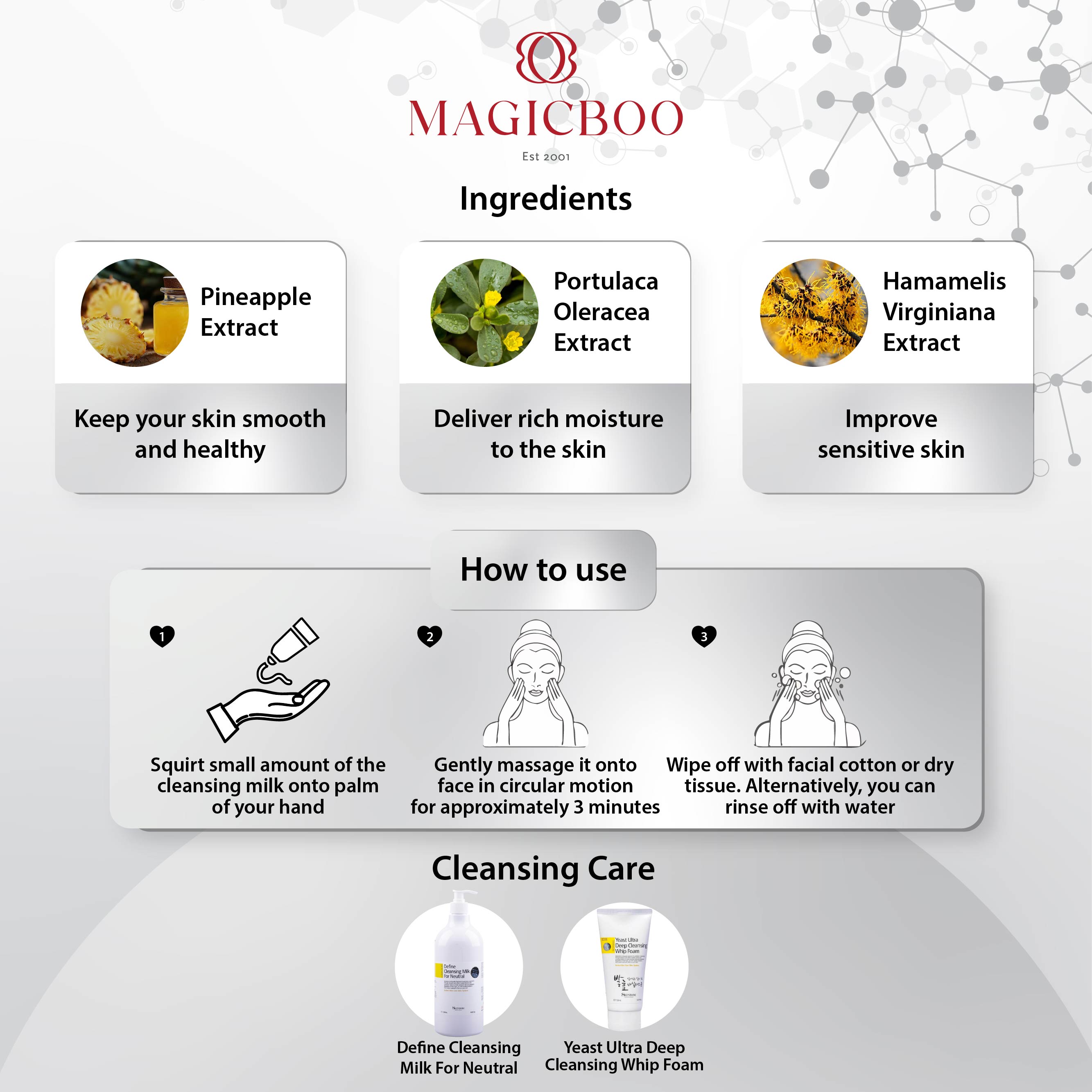 Magicboo Skindom Define Cleansing Milk for Neutral 1000ml | Shopee Malaysia