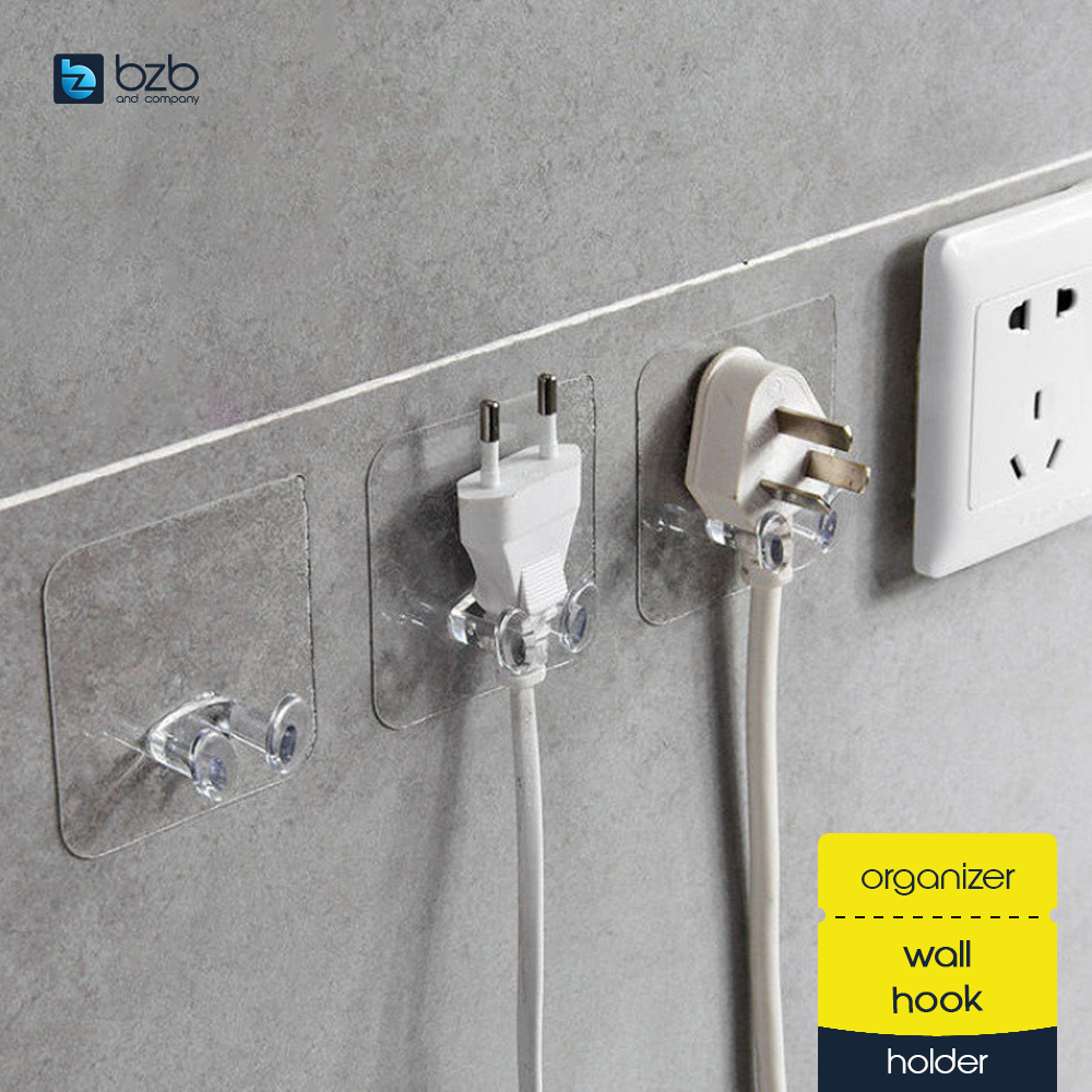 Self Adhesive Plug Socket Hanger Wall Hook Household Utensil Holder ...