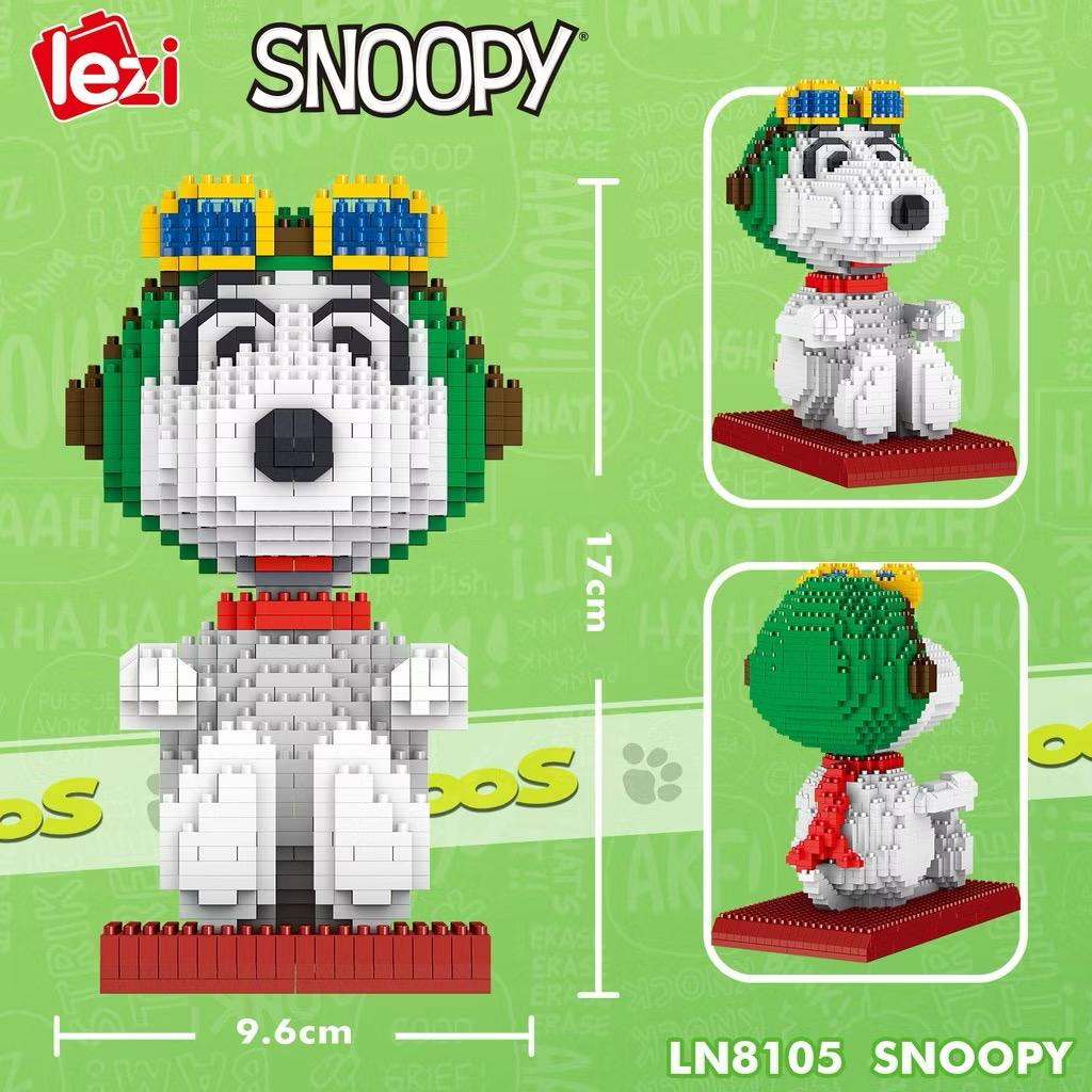 LEGO Snoopy Nano Blocks 3D Building Blocks Set For Children Building ...