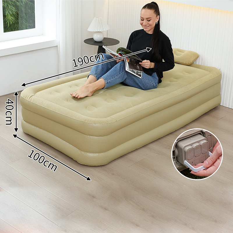 40CM Outdoor Inflatable Mattress free 5 Pillow Camping mattres Sleeping ...