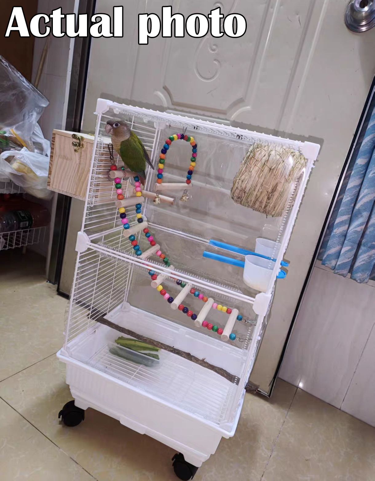 Ready Stock Bird Cage Parrot cage Large Sangkar burung Bird nest with ... - Large Parrot Cages With Easy Cleaning System