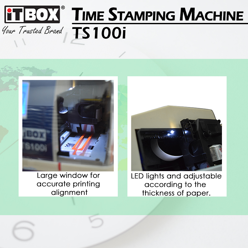 iTBOX TS100i Time Stamping Machine | Time & Date Stamping Machine ...