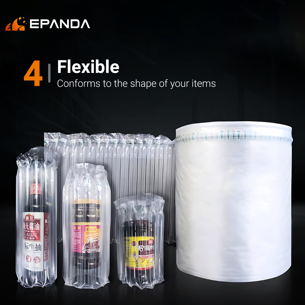 50m Bubble Wrap Air Inflatable Packaging Roll Shockproof Cushion Ecom ...