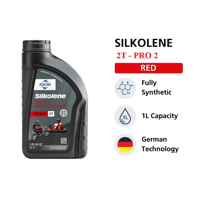 Silkolene Pro 2T Oil | Fully Synthetic Ester | 1L Motorcycle Engine Oil ...