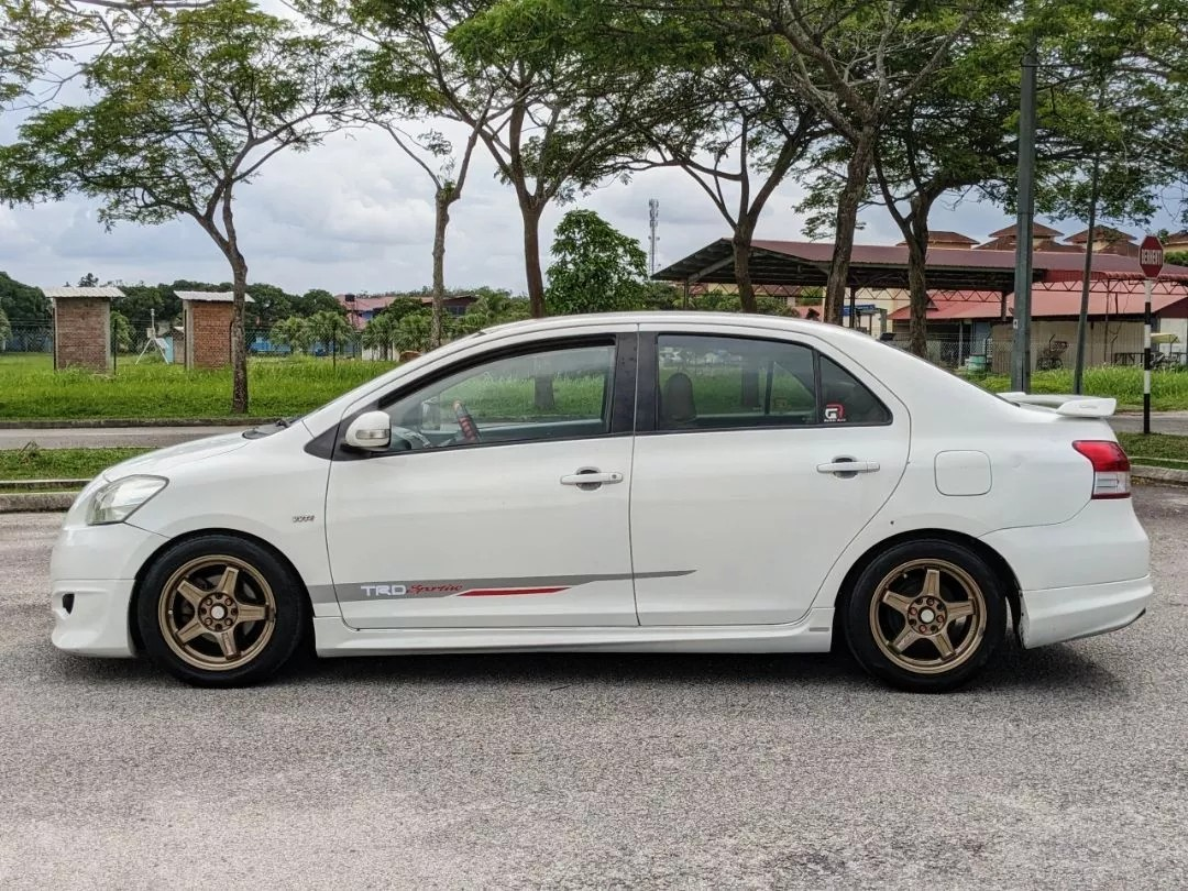 Toyota Vios Sticker TRD Sportivo GR Sport Car Side Body Lining Decal ...