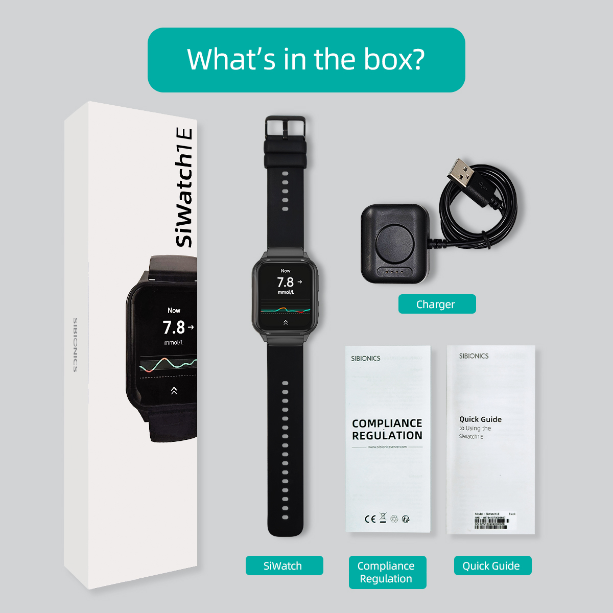 Sibionics SiWatch1E - Glucose Monitoring On The Wrist | Shopee Malaysia