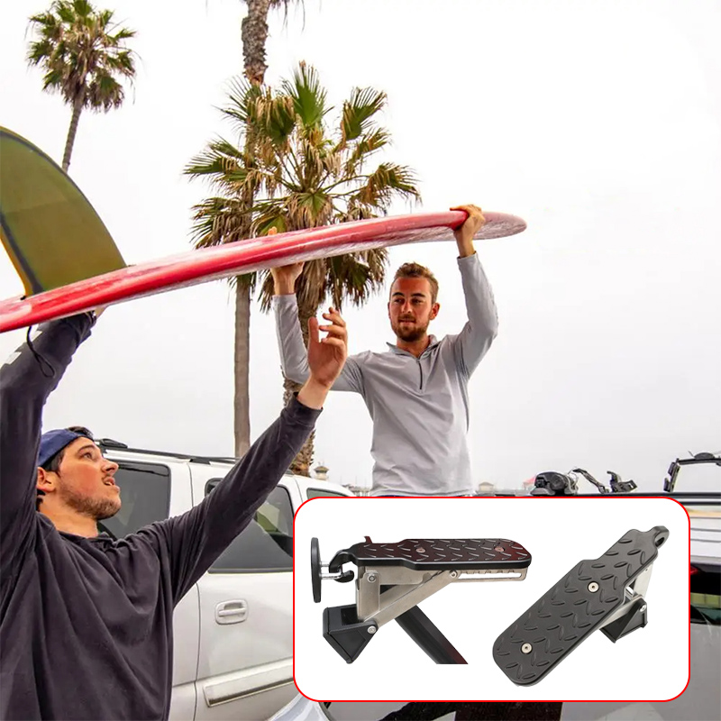 【Upgraded】Universal Car Door Step Auxiliary Pedal Car Roof Rack ...