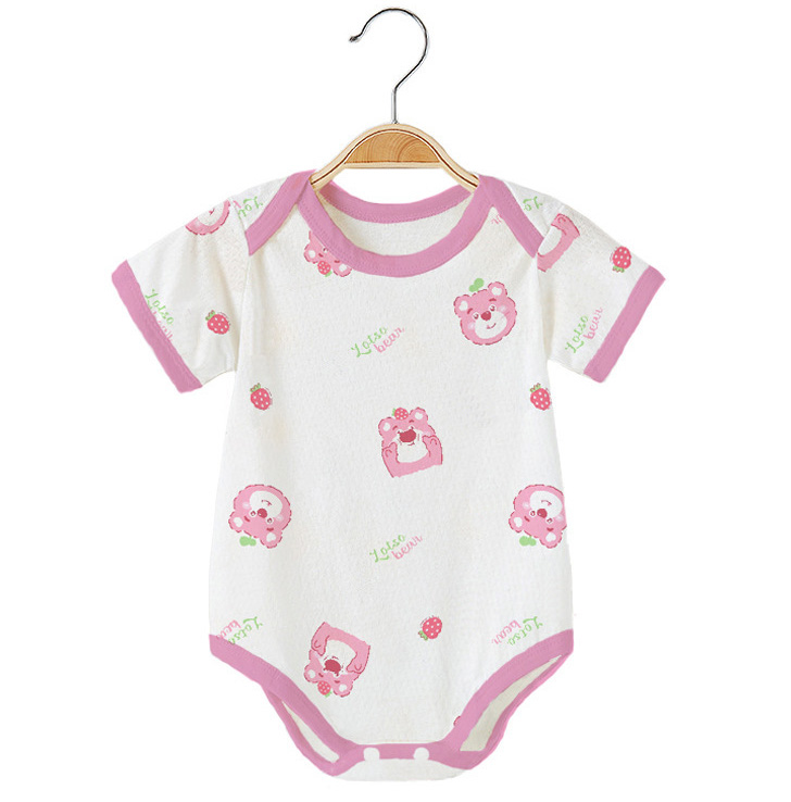 (0-12m) Newborn Baby Romper Baju Bayi Infant Short Sleeve Rompers ...