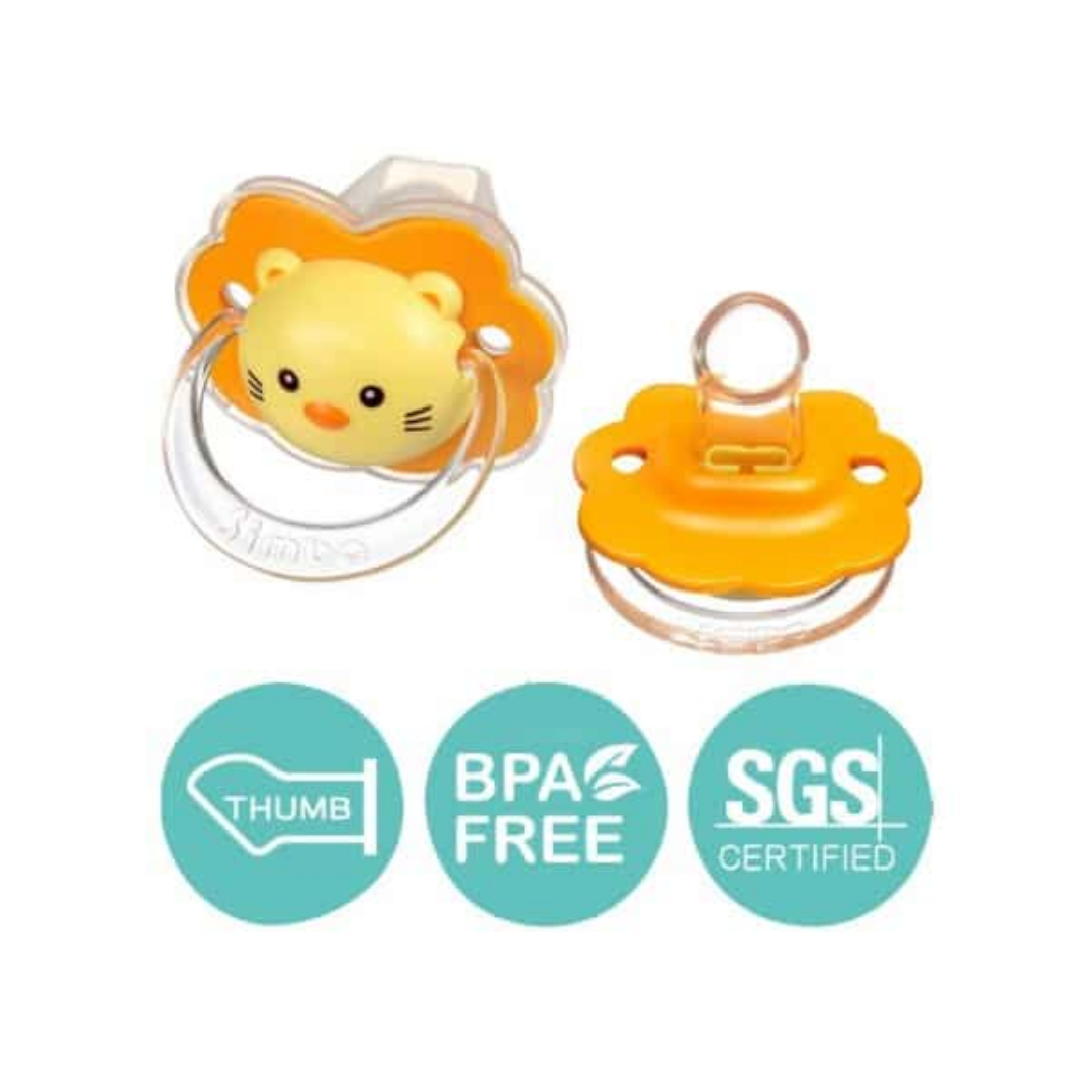 Simba Pattern Design Thumb Shaped Pacifier Lion 0m+/6m+ | Shopee Malaysia