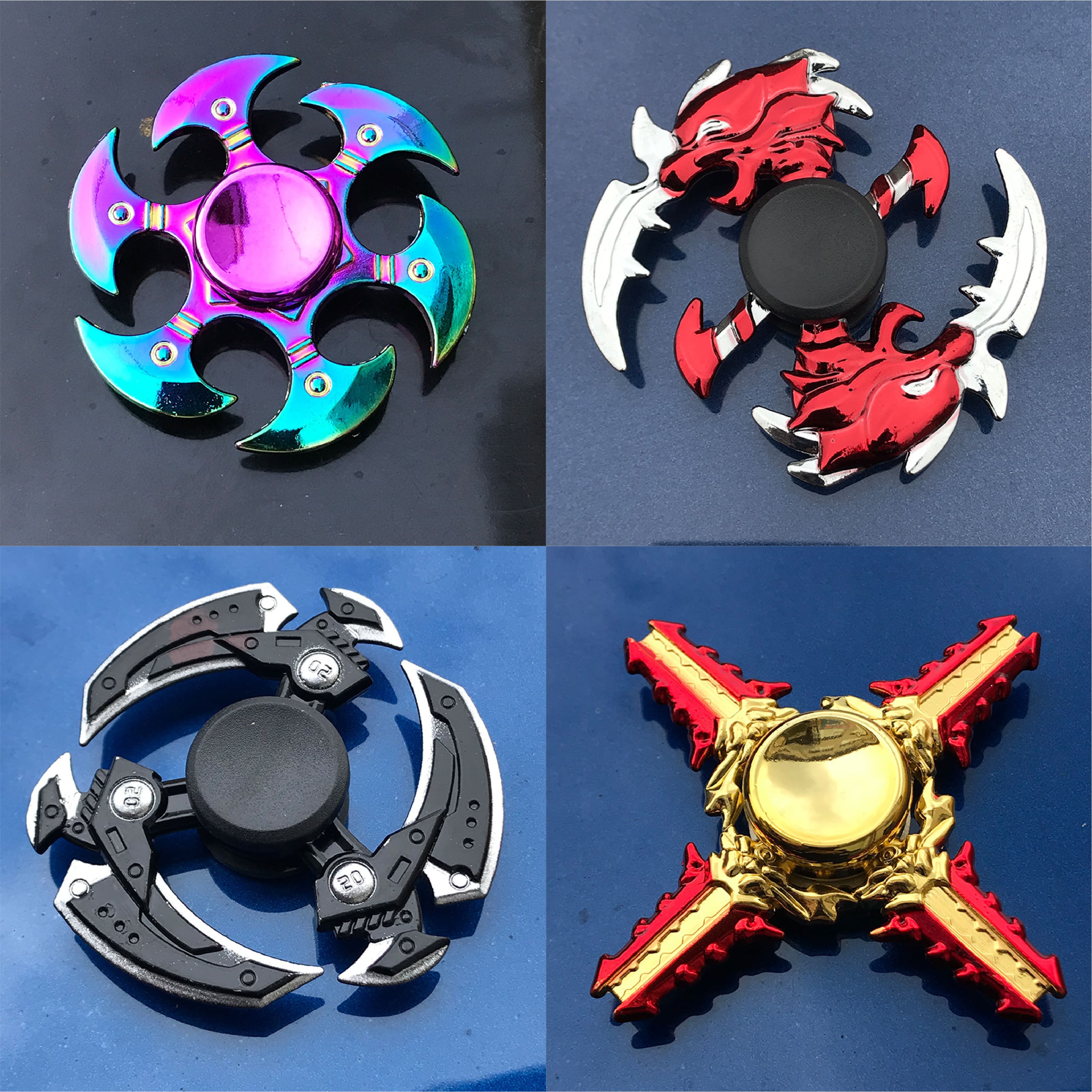 Mainan Budak Cool Metal Fidget Spinner 2026 Finger Toys Game Toy Mainan ...
