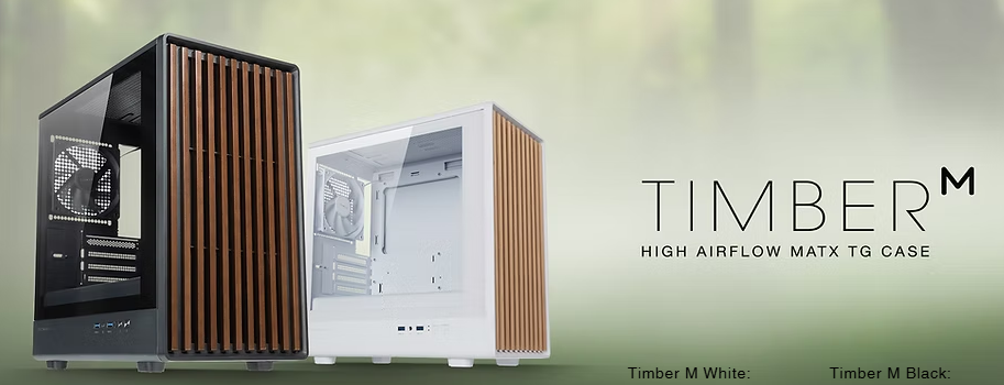 TECWARE [ Timber | Timber M ] Mid Tower High Airflow Case With Wood ...