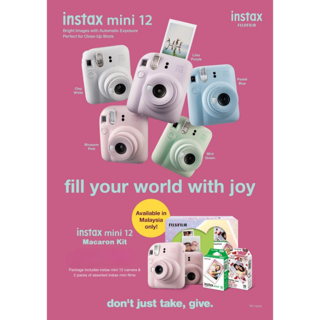 [𝐌𝐘 𝐒𝐄𝐓] Fujifilm Instax Mini 11/ Mini 12 Macaron Kit | Instant Film ...