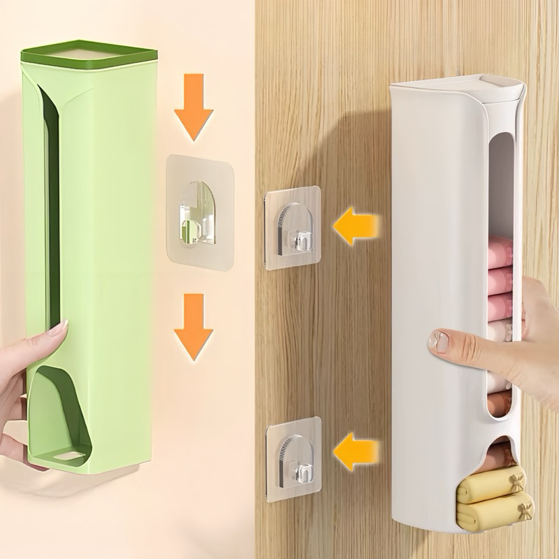 Sock Dispenser Underwear Tudung Storage Box Socks Diaper Hanging ...