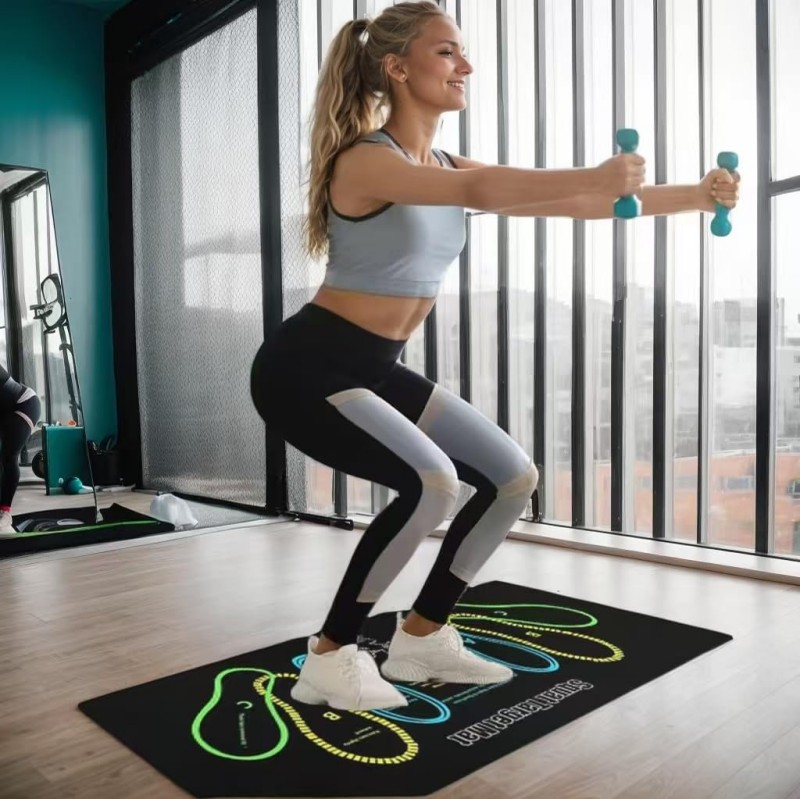 Squat Stance Guide Mat Squat mat beginners squat auxiliary training ...