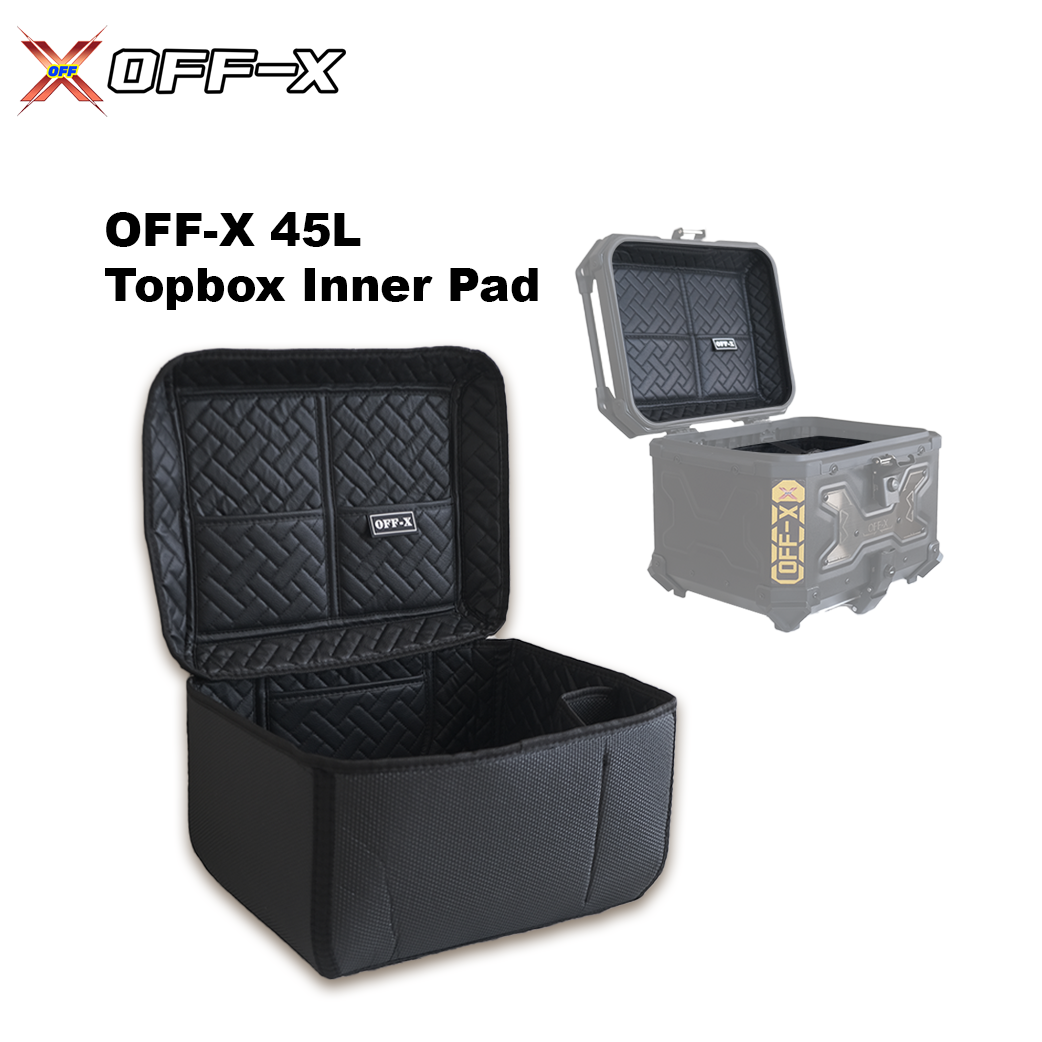 OFF-X 45L Top Box Compartment Bottle Extra Thick Inner Pad (45L) Motor ...
