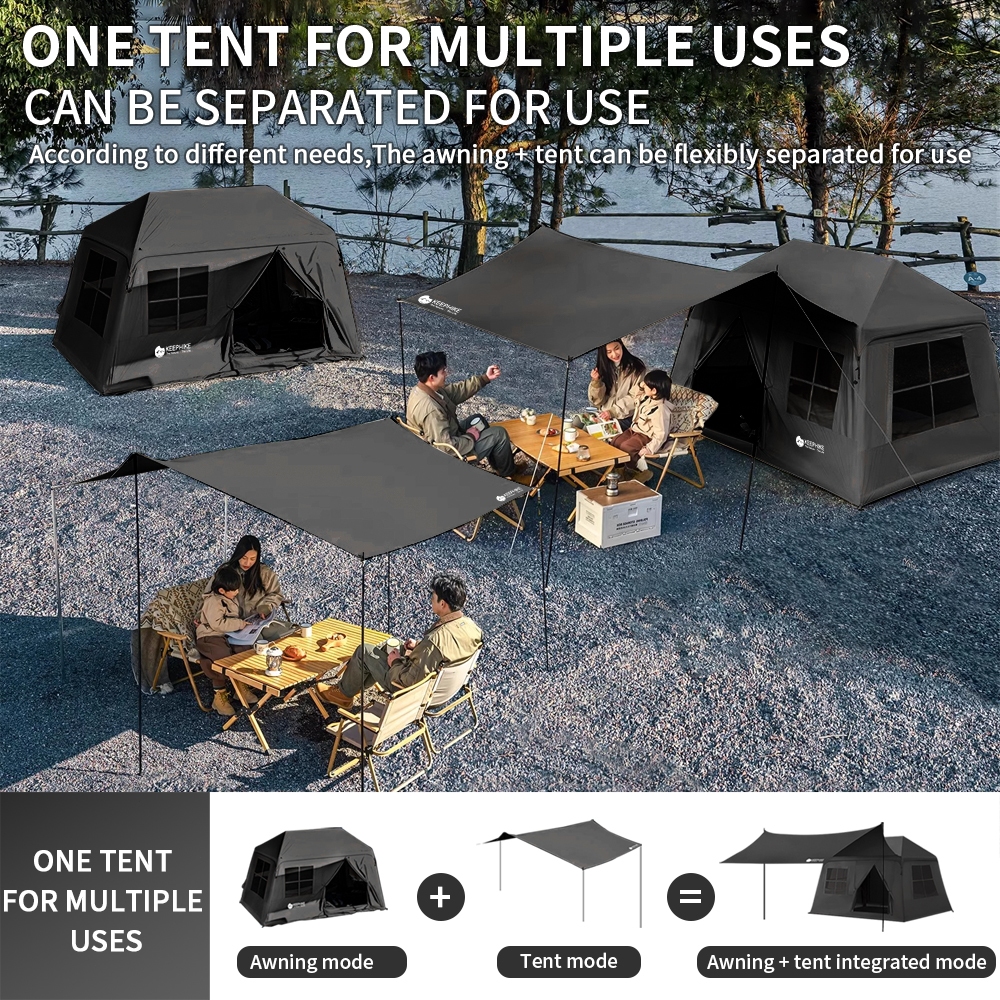 KEEPHIKE automatic inflatable park tent winter warm outdoor camping ...